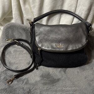 Kate Spade Black Leather Shoulder Bag